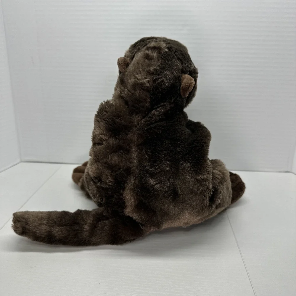 Eco Pals River Otter Hand‎ Puppet Plush Stuffed Animal Soft Toy Brown